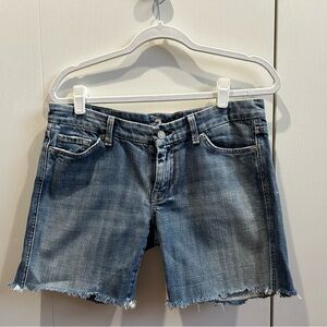 7 for all Mankind denim cutoff shorts size 29